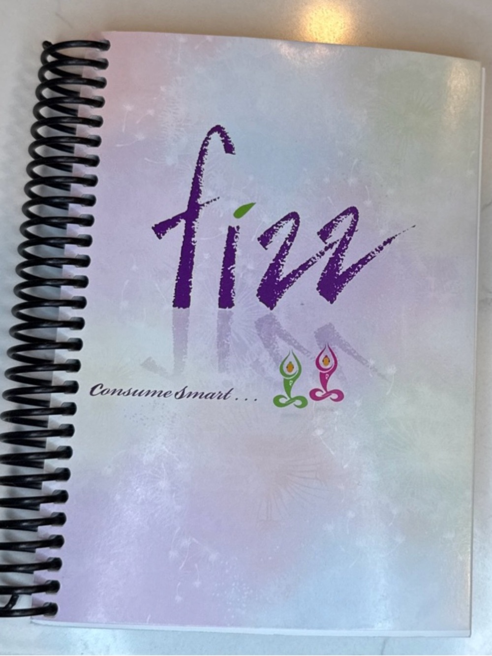 Fizz Spiral Notebook with Pastel Ombre Cover